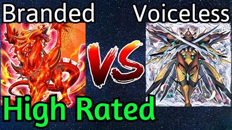 Branded Vs Voiceless Voice High Rated Db Yu Gi Oh Youtube