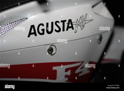 Mv Agusta F4 Motorbike Logo Close Up Stock Photo Alamy