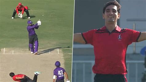 Naseem Shahs Brother Hunain Shah Scalps Maiden Five Wicket Haul In His