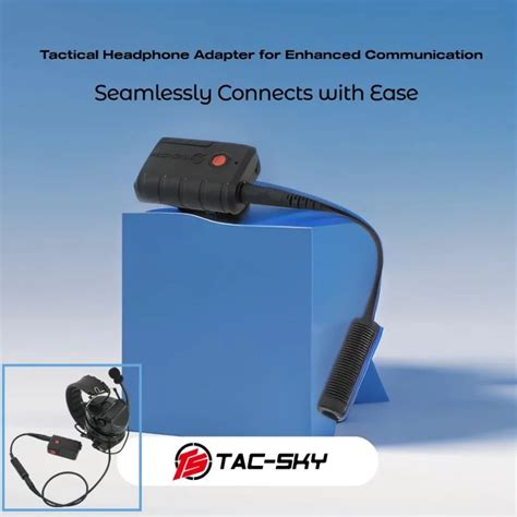 Ts Tac Sky Bluetooth Ptt Adapter For Earmor M M Pelto Comtac Msa