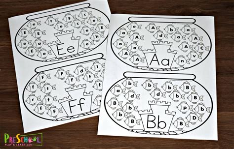 Free Alphabet Fish Printable