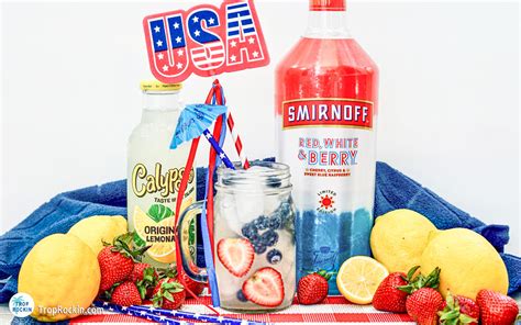 Red White And Berry Vodka Lemonade Trop Rockin