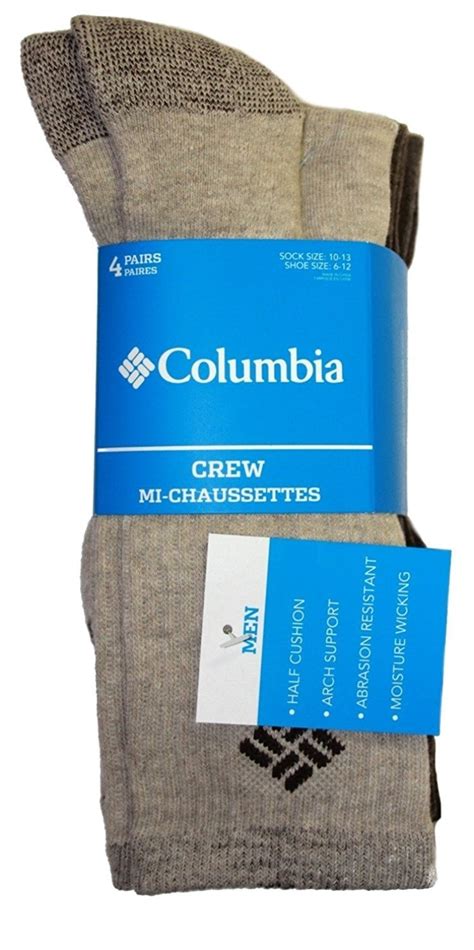 Columbia - Columbia Men's 4 Pack Heathered Crew - Walmart.com - Walmart.com