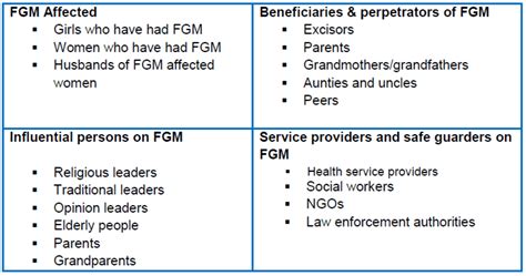 Key Stakeholders On Fgm In The Community Trailblazer Initiative Nigeria