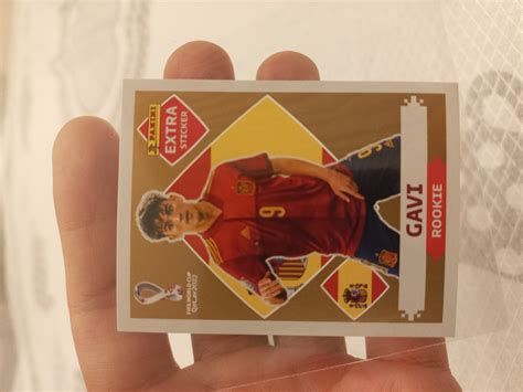 Figurinha Extra Sticker Gavi Rookie Copa Frete Gr Tis