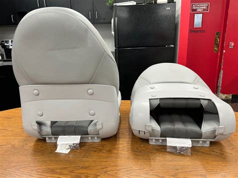 Boat Seats Tempress Probax Gray Charcoal Black Seats Pair Made