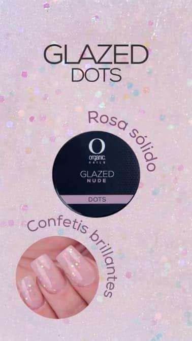 GLAZED NUDE Creamy Smooth Dots Satin Grs Oz C U Organic Nails U