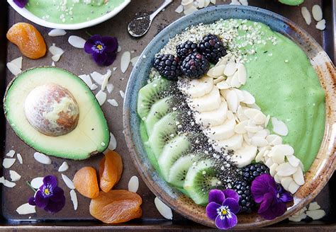 Avocado Pineapple Smoothie Bowl California Avocados