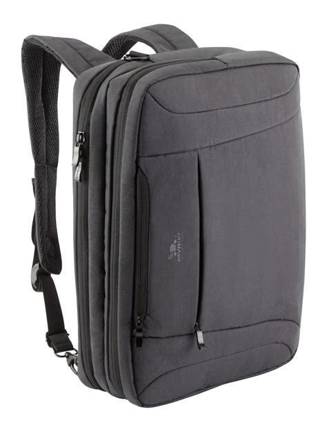 RivaCase 8290 Central Convertible Laptop bag/backpack 16" Charcoal ...