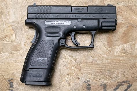 Springfield Xd 40 Sub Compact 40 Sandw Police Trade In Pistol Sportsmans Outdoor Superstore