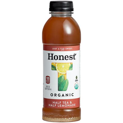 Honest Tea Organic Half Tea And Half Lemonade 16 9 Fl Oz 12 Case