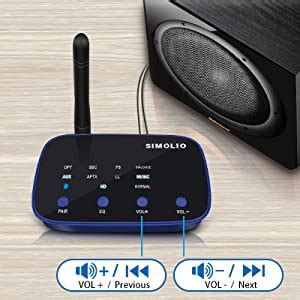 Simolio Jh Long Range Bluetooth Receiver For Home Stereo W Eq