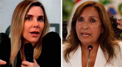 Dina Boluarte Juliana Oxenford En Twitter Arremete Contra La