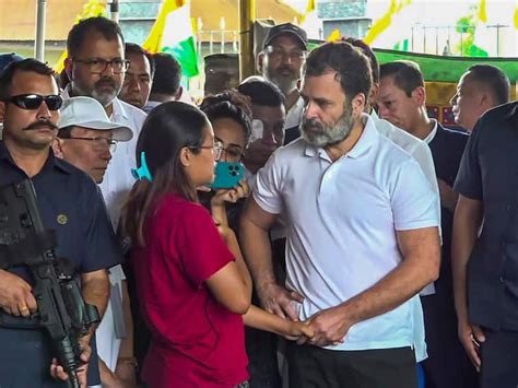 Manipur Needs Peace To Heal Rahul Gandhi Shares Video Of His Recent