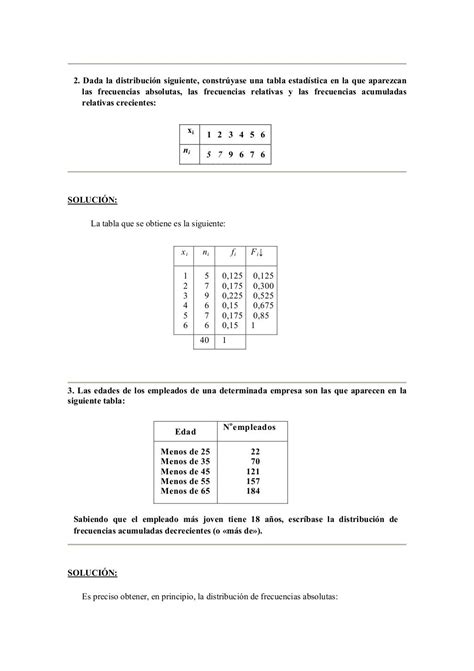 Ejercicios Resueltos De Estadistica