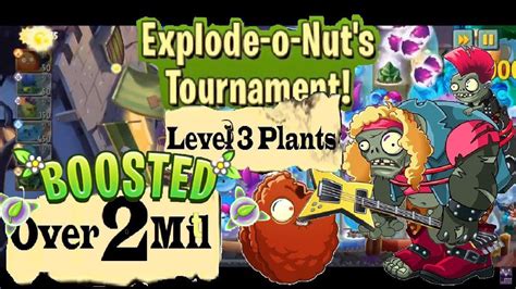 Plants Vs Zombies 2 Battlez Season 2 OVER 2 3Mil Level 3 Plants Explode