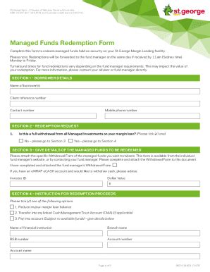 Fillable Online Managed Funds Transactions Form Fax Email Print PdfFiller