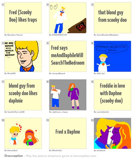 Fred (Scooby Doo) likes traps - Drawception