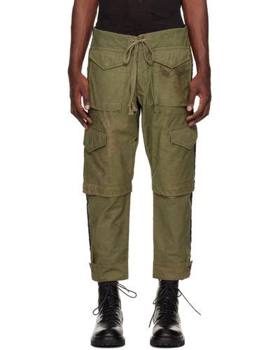 Green Greg Lauren Pants Slacks And Chinos For Men Lyst