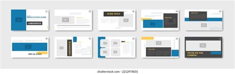 Minimalist Presentation Template Design Vector Stock Vector (Royalty Free) 2212974031 | Shutterstock