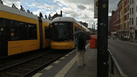 Straßenbahn Berlin Mitfahrt von Clara Jaschke Str bis S U Warschauer