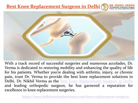 Ppt Best Knee Replacement Surgeon In Delhi Powerpoint Presentation