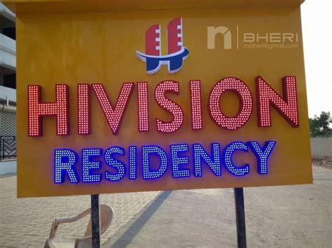 Led Rectangle ACP Sign Board For Outdoor At Rs 730 Sq Ft In Hyderabad