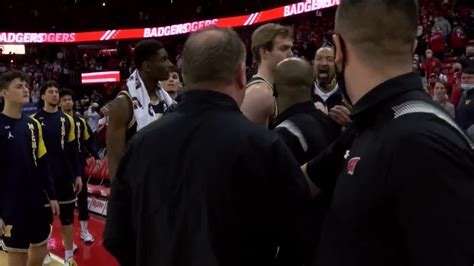 Big Ten Reviewing Michigan Wisconsin Postgame Confrontation Involving