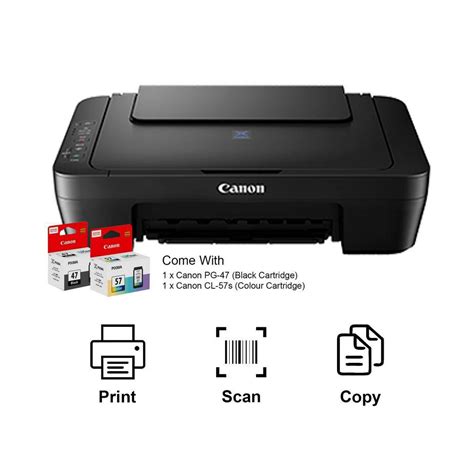 Canon Pixma E Compact All In One Printer For Low Cost Printing