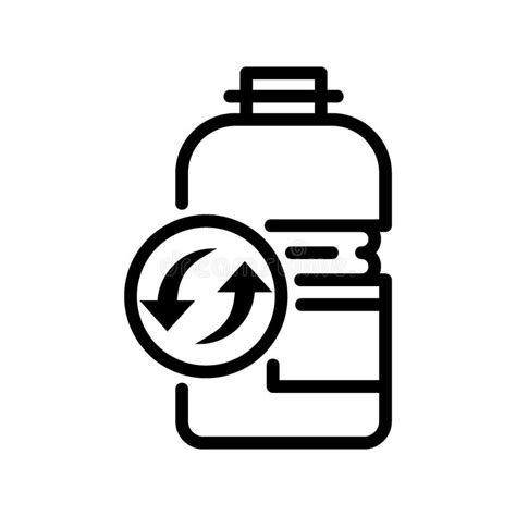 Reusable Bottle Icon Or Logo Isolated Sign Symbol Vector Illustration