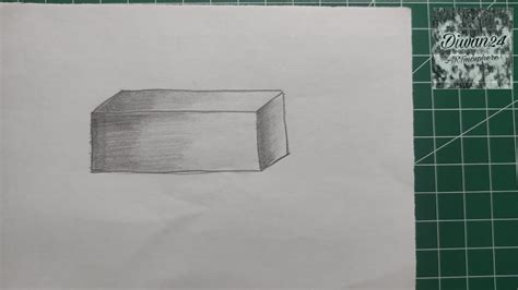 How To Draw Blocks Easy And Simple Cara Menggambar Balok Mudah Dan