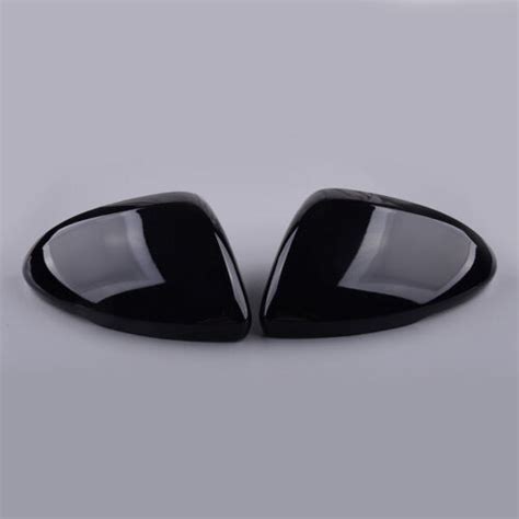 Pair Side Rear View Mirror Cover Cap Trim Black Fit For Chevrolet