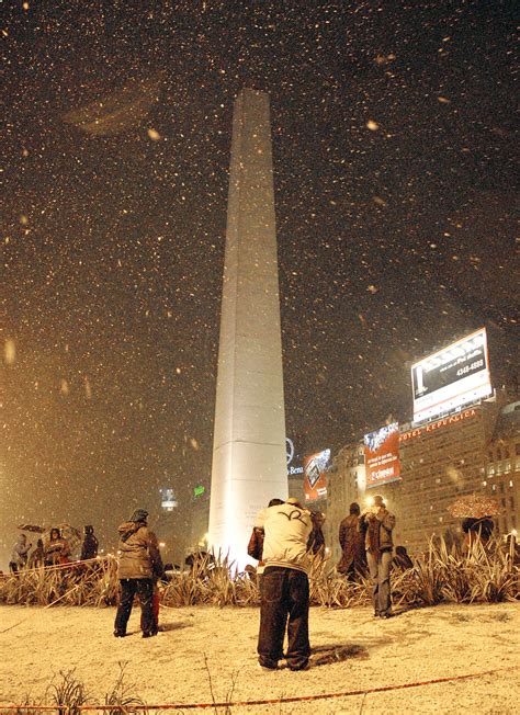 La Nevada En Buenos Aires De 2007 20 Fotos De Un Fenómeno Que El Servicio Meteorológico