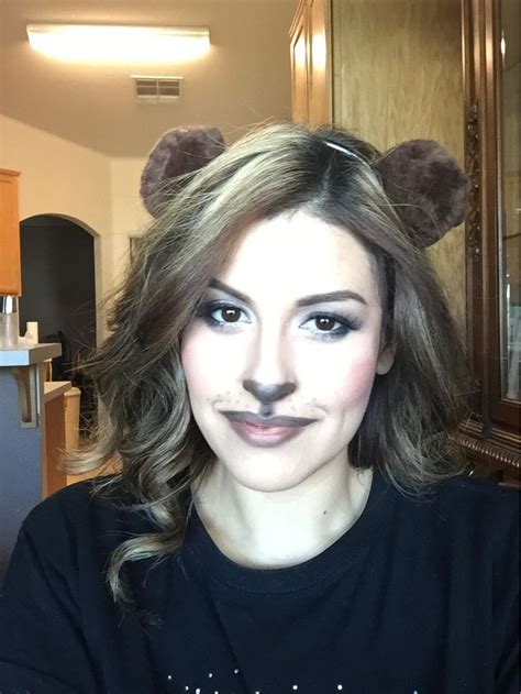 Teddy Bear Halloween Makeup