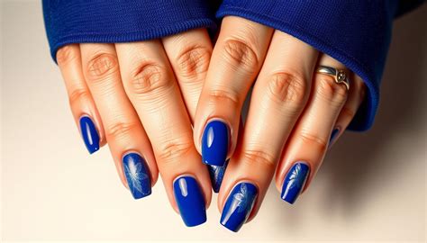 Unhas Decoradas Azul Royal - Unhas Decoradas Azul-Royal: Classe e Modernidade - varandadasunhas.com.br