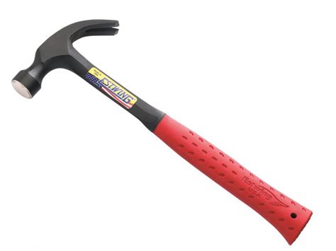 Estwing E C Curved Claw Hammer Red Vinyl Grip G Oz At D M