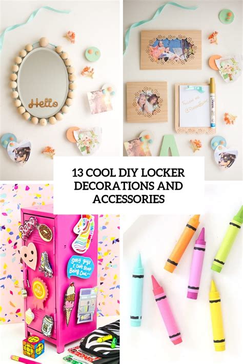 13 Cool DIY Locker Decorations And Accessories - Shelterness