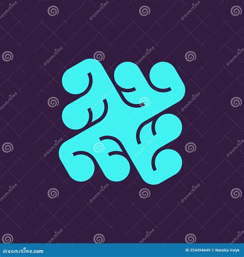 Abstract Logo Stock Vector Illustration Of Shape Business 254494649