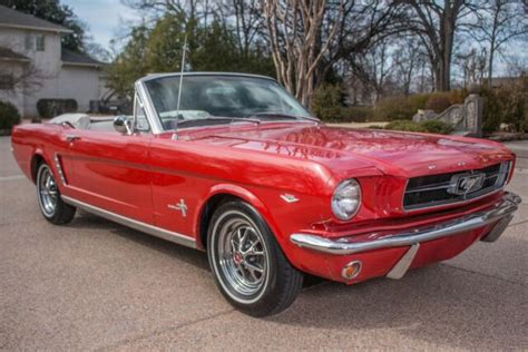 Mustang Convertible Red with White interior original for sale