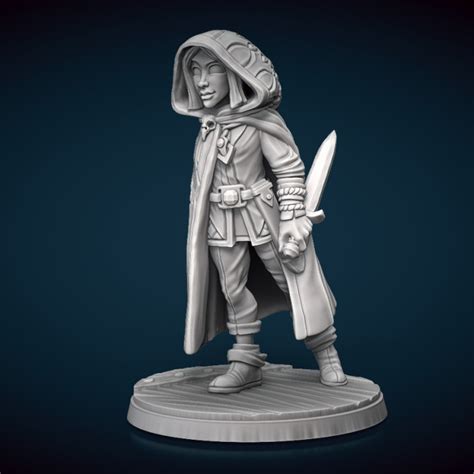 3d Printable Rogue Tabletop Miniature By Stonehaven Miniatures