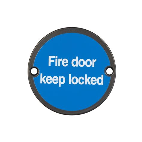 Stainless Steel Fire Door Locked Stainless Steel Fire Door Locked 75mm