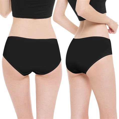 Female High Waist Ruched Bikini Menstrual Leakproof Bikinis Bottom Mid