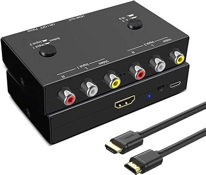 Amazon Av To Hdmi P P Tv Way Rca Composite Cvbs Av