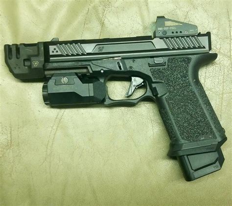 P80 G19 Inforce Wild1 With Mass Driver Comp And Trash Gun Show Red Dot R Polymer80