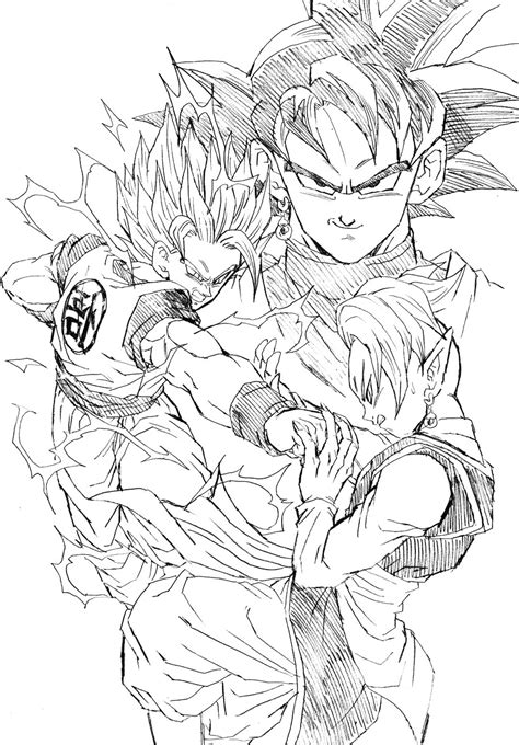 Coloriage Dragon Coloriage Dragon Ball Super Broly Gogeta Porn Sex