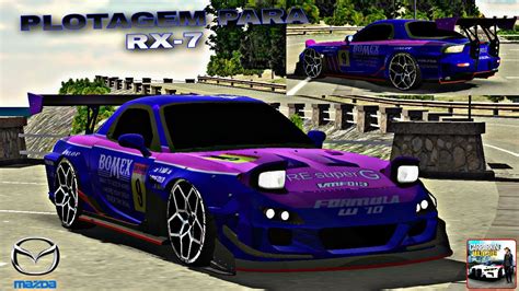 PLOTAGEM PARA RX 7 Car Parking Multiplayer YouTube