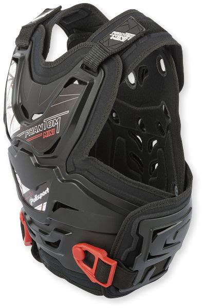 Polisport Phantom Chest Protector Mini Black Randrup Sportsgear Parts