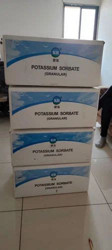 Potassium Sorbate Food Grade Preservative For Bakery Packaging Size