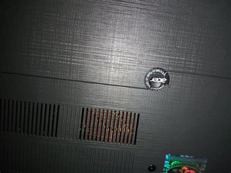 Does The Warranty Void If The Seal Striker Broken Like This — Acer Community