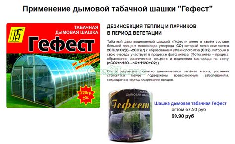 Дымовая шашка для теплицы: как обрабатывать табачной, обработка из ...